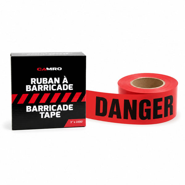 RUBAN DE BARRICADE -DANGER ROUGE - LS3100DR | Camro Industrial
