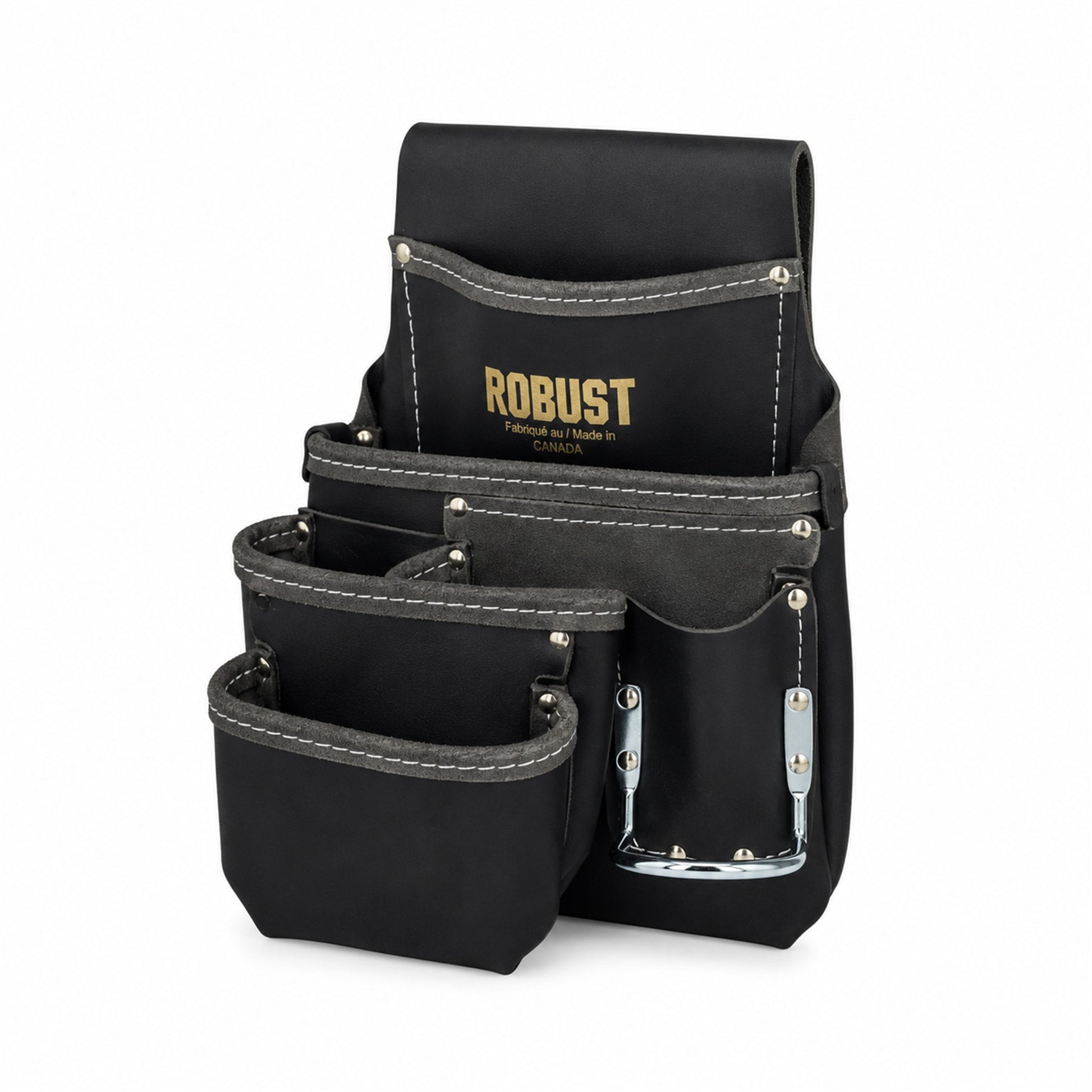 Sac à outils 4 poches avec porte marteau et insertion ROBUST - SF3324 | Camro Industrial