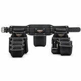 Ceinture à outils ROBUST 5 poches en cuir noir CamTech, 3 sacs et 10 poches, équipement de travail Camro Industrial