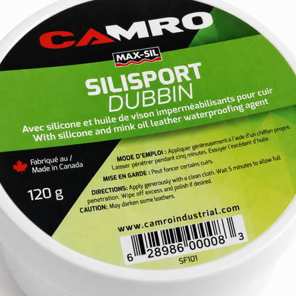 PÂTE IMPERMÉABILISANTE POUR CUIR - DUBBIN 120 G - SF101 | Camro Industrial