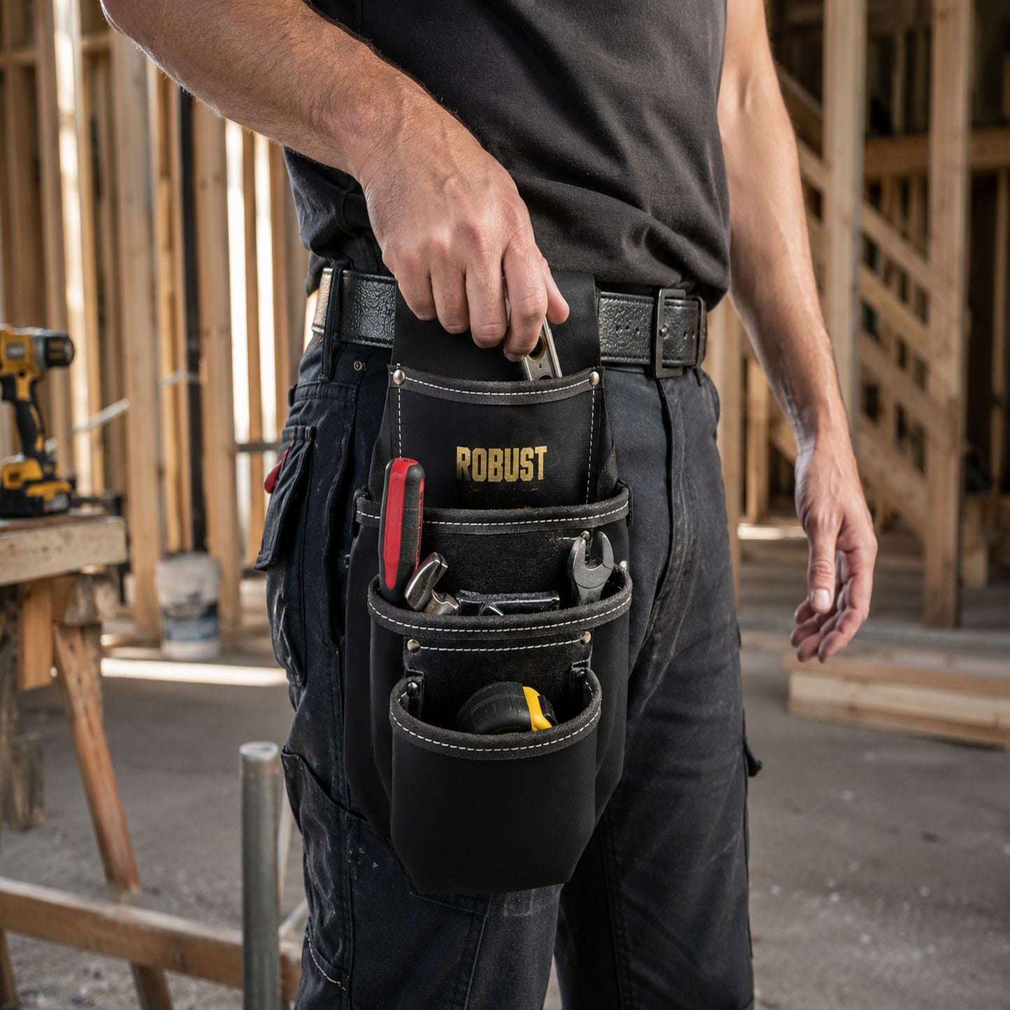 Sac à outils 4 poches ROBUST - SF3304 | Camro Industrial