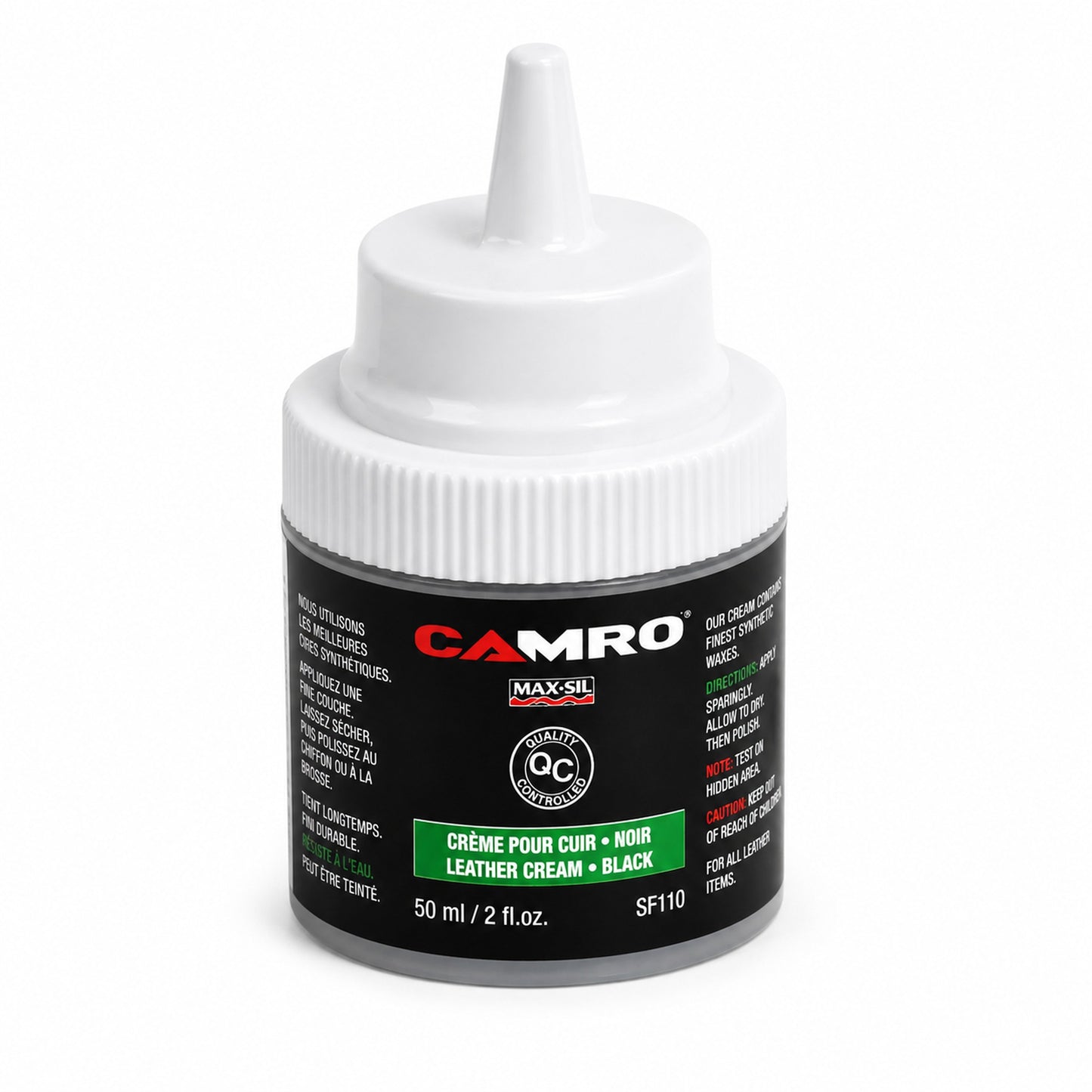 CRÈME À CIRAGE 50 ML - NOIR - SF110 | Camro Industrial