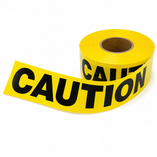 RUBAN DE BARRICADE -CAUTION JAUNE - LS3103CY | Camro Industrial