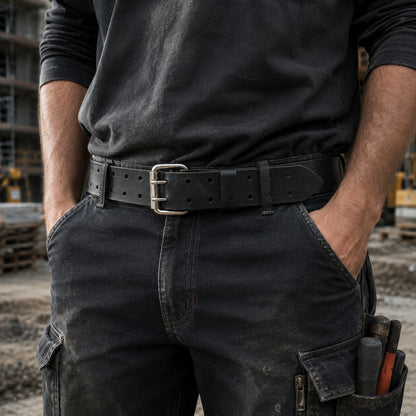 Ceinture en cuir double attaches - Robust - SF312 | Camro Industrial