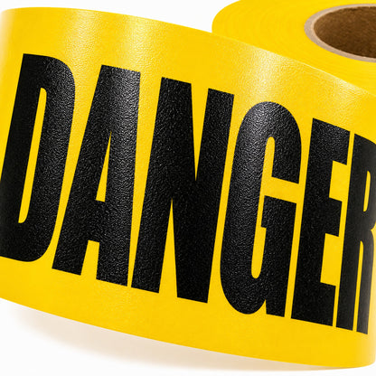 RUBAN DE BARRICADE -DANGER JAUNE - LS3101DY | Camro Industrial