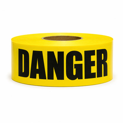 RUBAN DE BARRICADE -DANGER JAUNE - LS3101DY | Camro Industrial