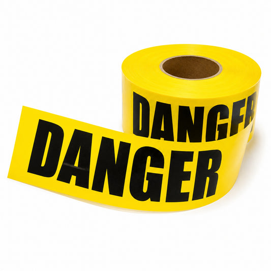 RUBAN DE BARRICADE -DANGER JAUNE - LS3101DY | Camro Industrial
